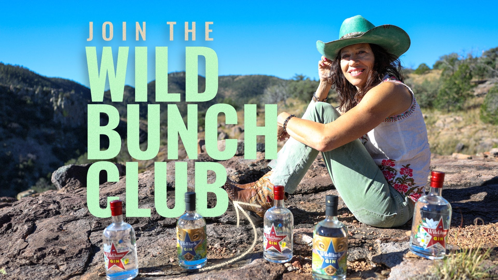 WildGins founder in the West Texas mountains